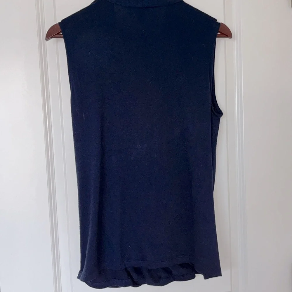 41 Hawthorn Navy Sleeveless Knit Top - Picture 5 of 7